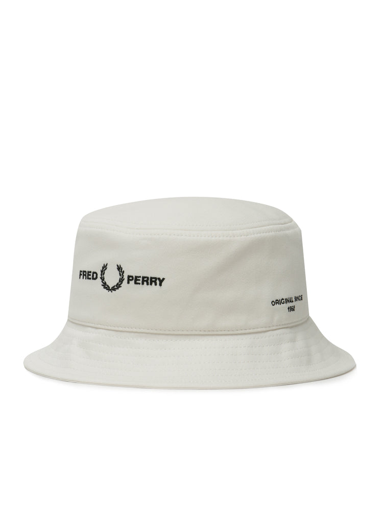 Панама BRANDED TWILL BUCKET HAT Аксессуары FRED PERRY 